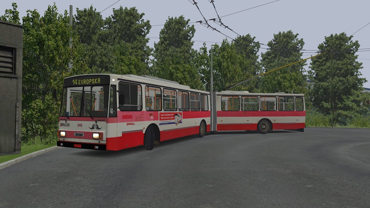 SIMT MHD - Linka 14 Škoda 15Tr DPMUL #545