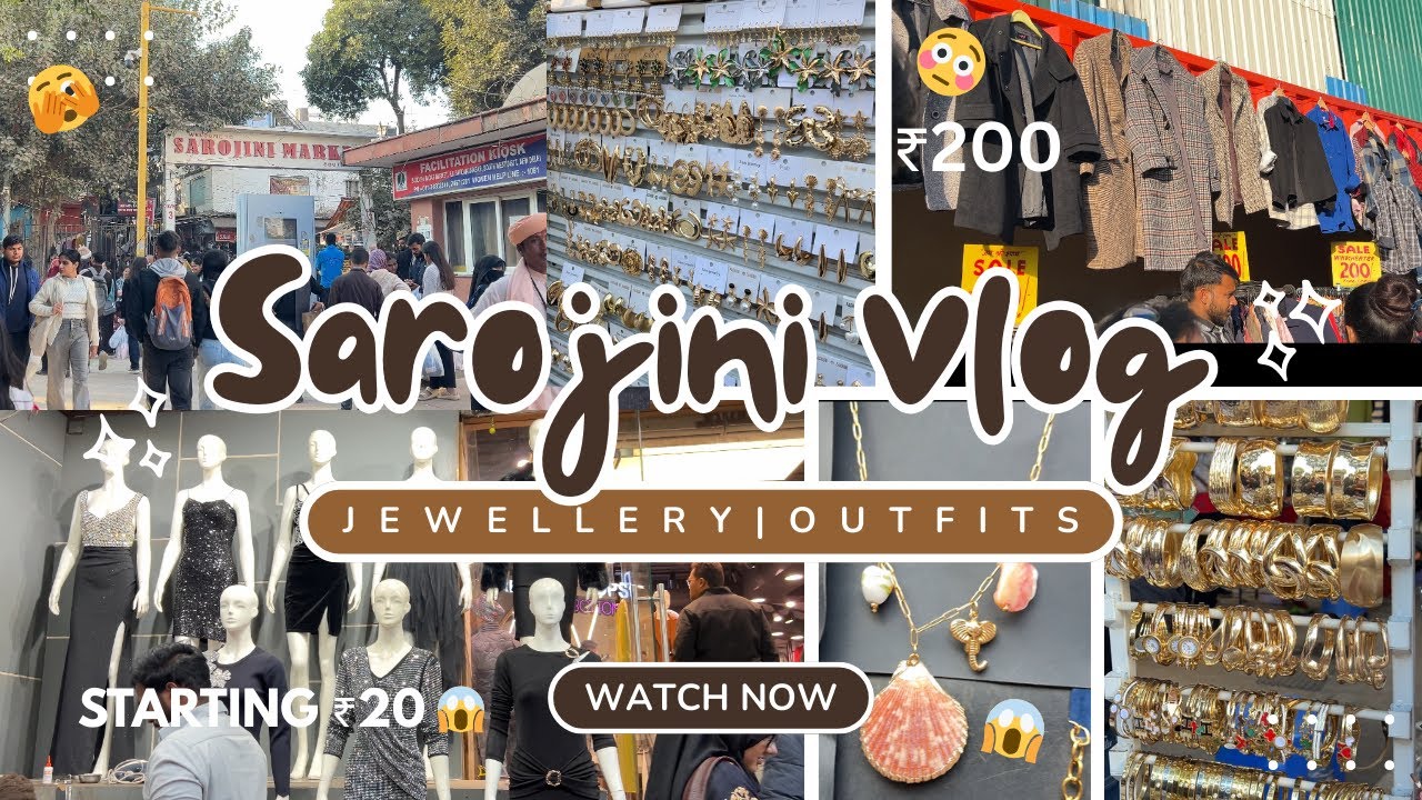 Шоппинг на рынке Сароджини Нагар | Полное руководство, маршрут метро, ​​советы | Ювелирные издели...