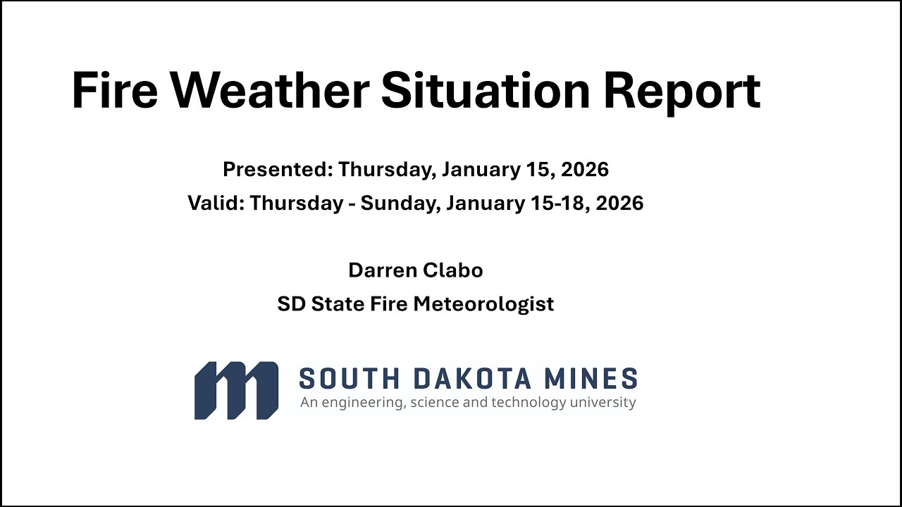20260115 Fire Weather Situation Report