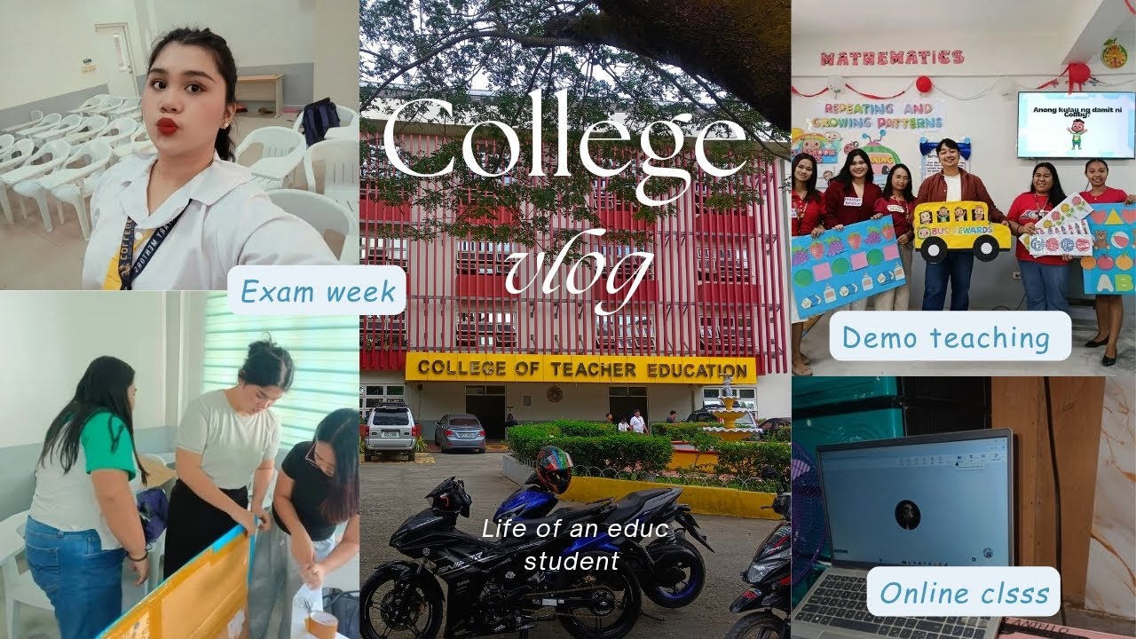 Life in College EP 5: life of educ student - demo teaching, making IMS, exam day👩🏻‍🏫📓