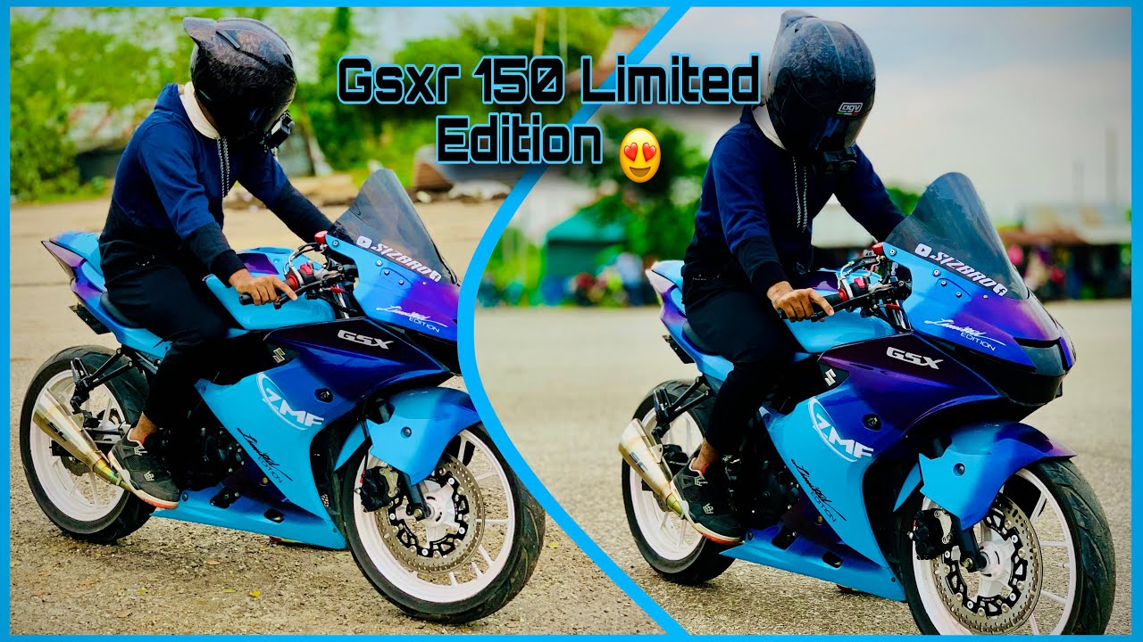 Gsxr 150 Limited Edition💙| 300Fit Riding With My Gsxr 150