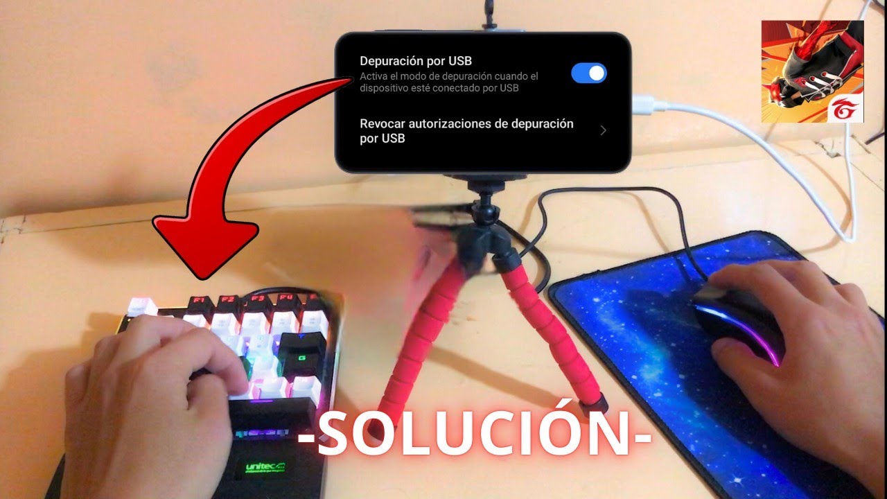 -NO RECONOCE EL TECLADO Y MOUSE MI ADAPTADOR USB- SOLUCIÓN PARA JUGAR EN MOBILADOR