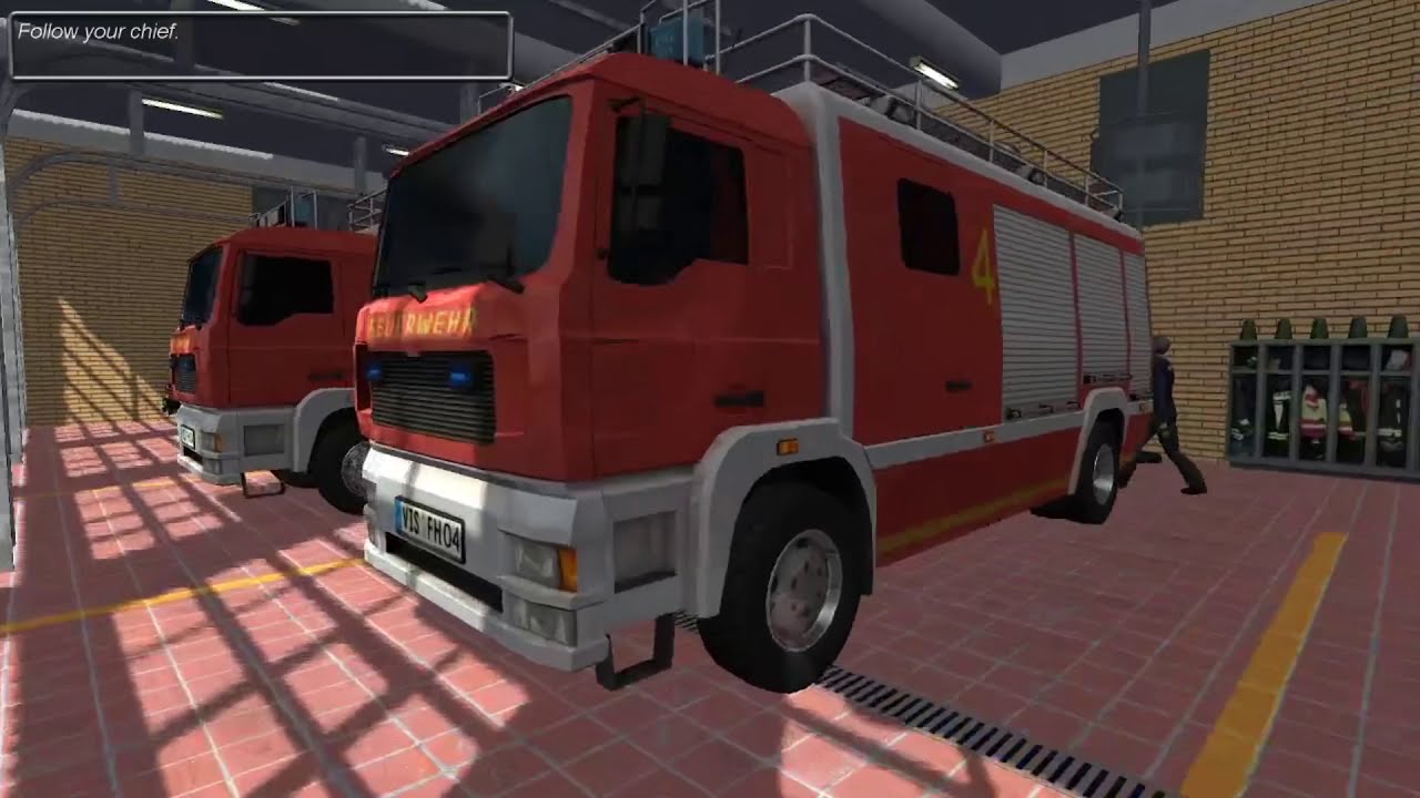 Airport Firefighter simulator (2012) - Introduction around the airfield #1