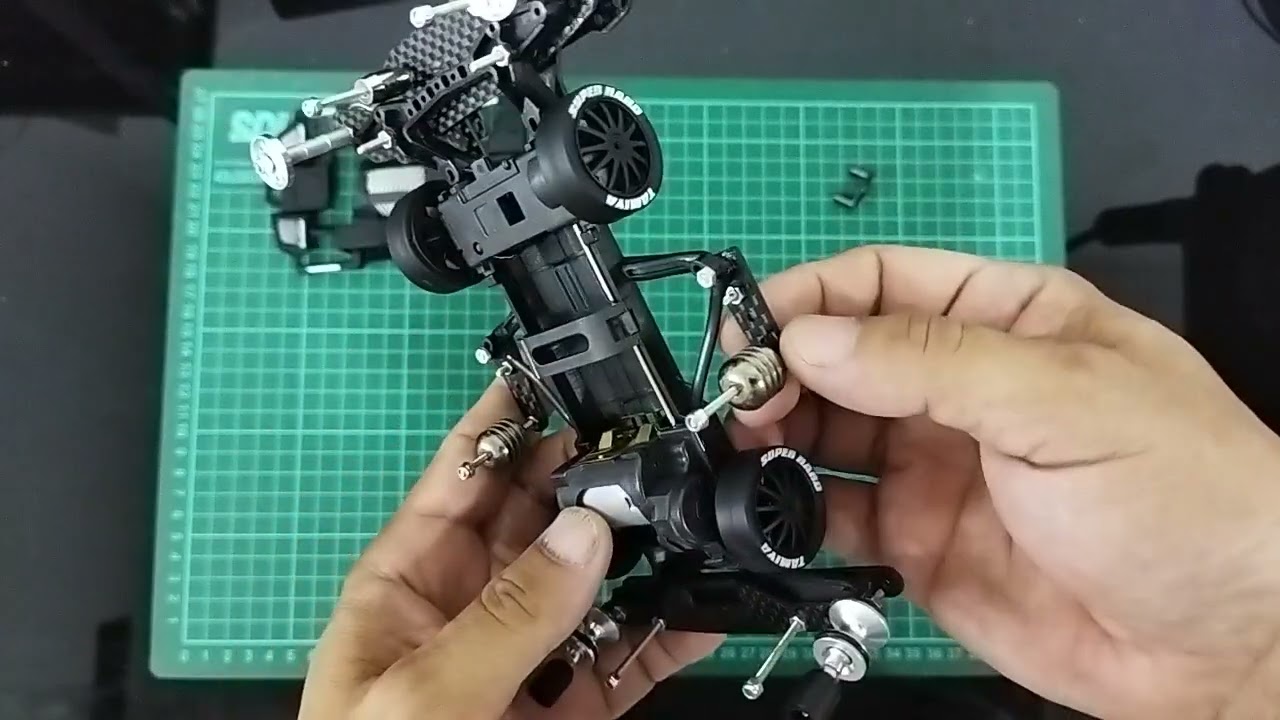 bmax 50 sfm carbon chassis setup b-max tamiya bukan side damper RTR kejurnas kompetisi
