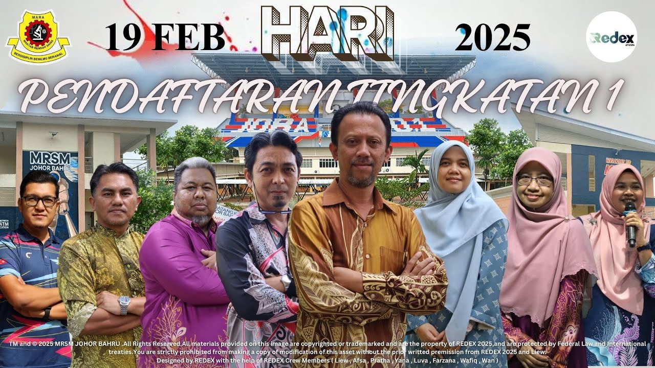Hari Pendaftaran | Form 1 2025—REDEX
