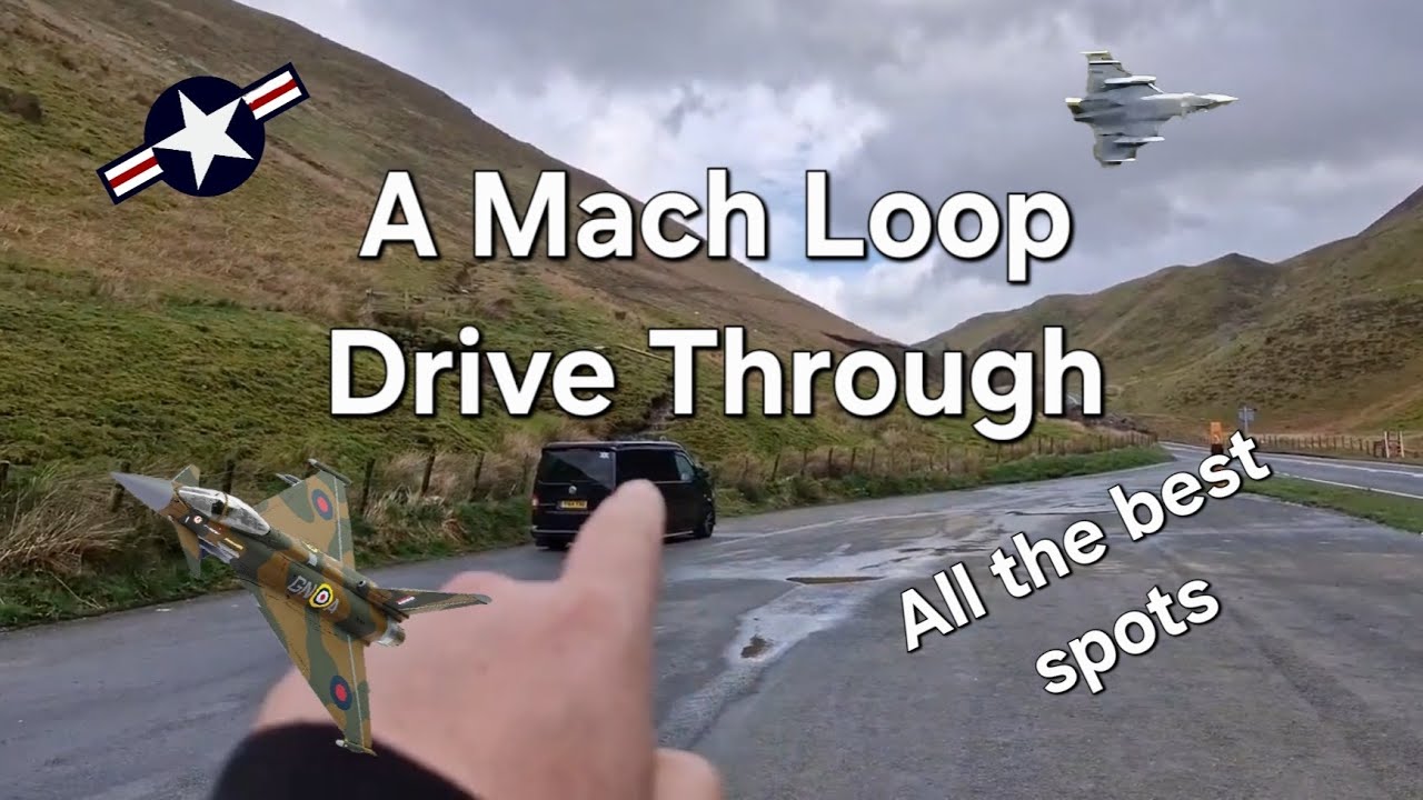 Where to view Fighter Jets In Wales? Mach Loop Drive Through Guide