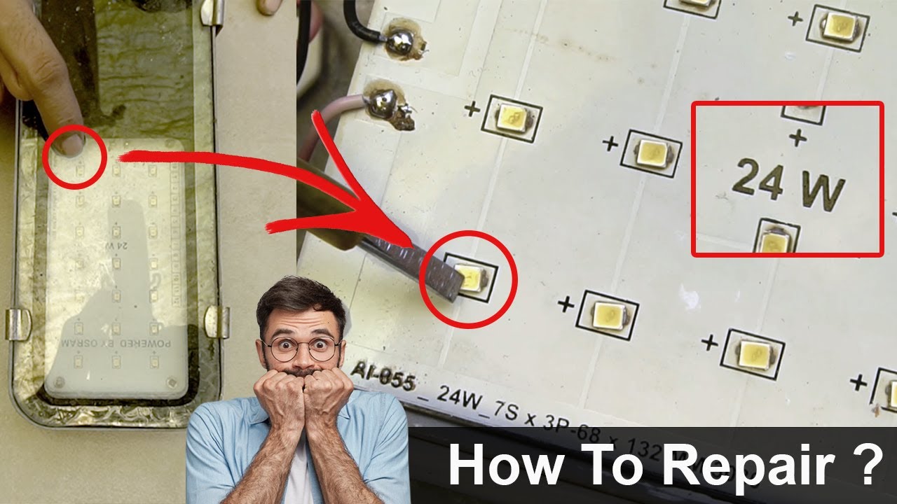 Best Way to Repair 24W LED Street Light For Durable Life - Repair 24W LED Street Light