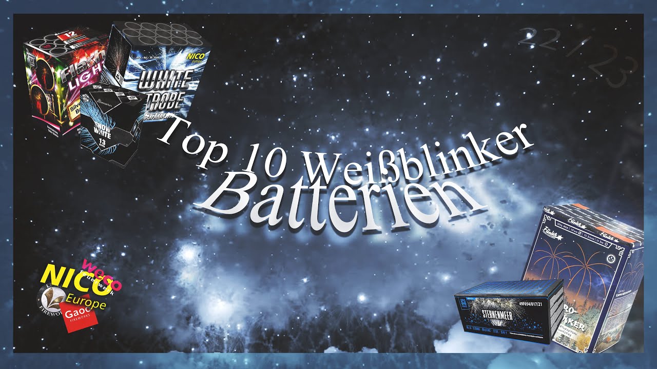 Top 10 Weißblinker Batterien 🎆💎 | Die Besten Blinker Batterien | FunkeFirework