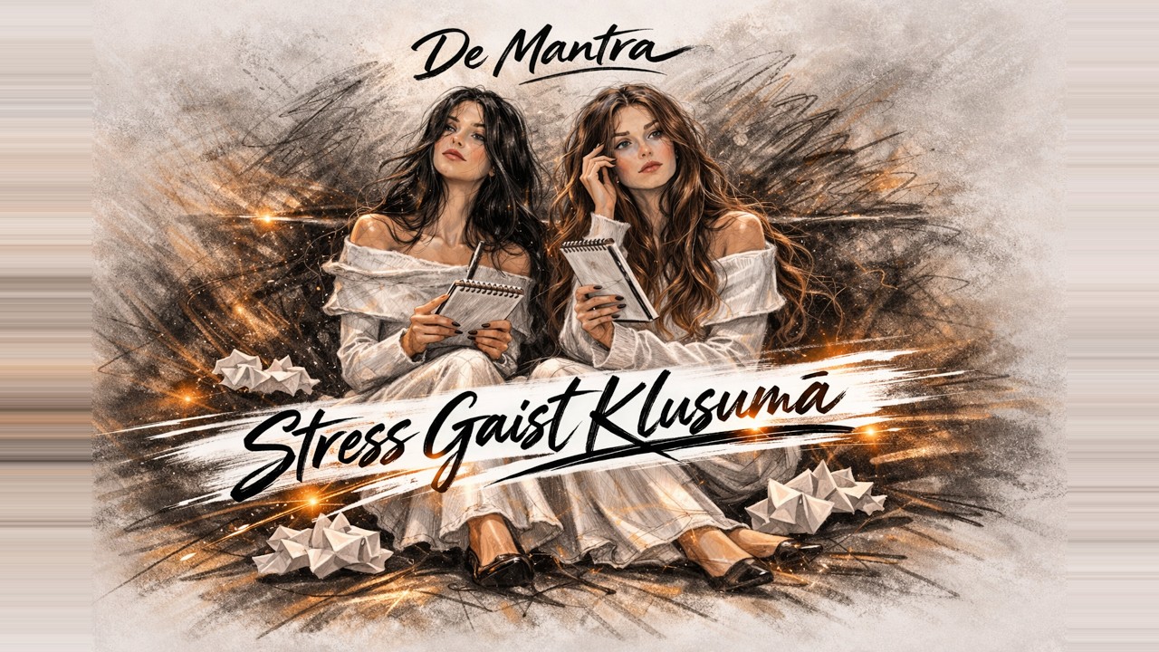 DE MANTRA – Stress Gaist Klusumā feat Arnis Cielava | Official Lyric Video