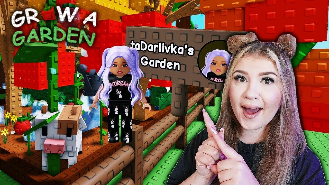 KTO MA LEPSZY OGR&Oacute;D W ROBLOX? GROW A GARDEN 💜