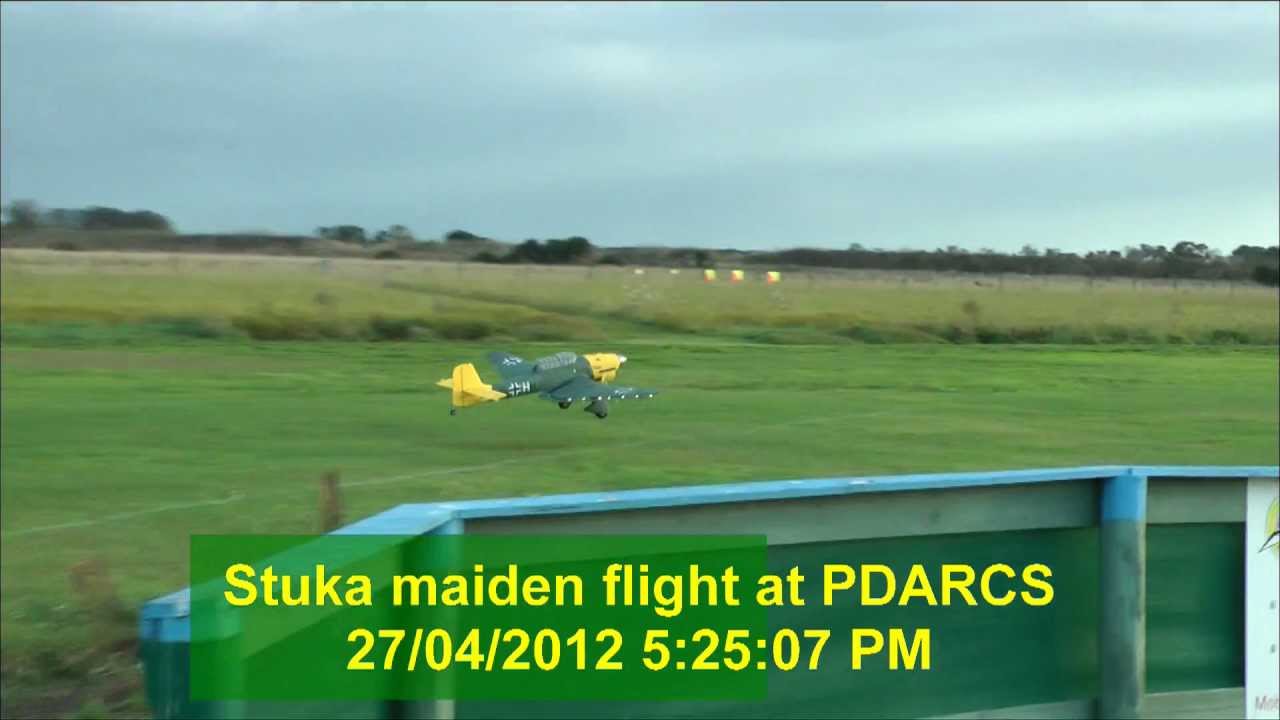 Stuka maiden flight at PDARCS