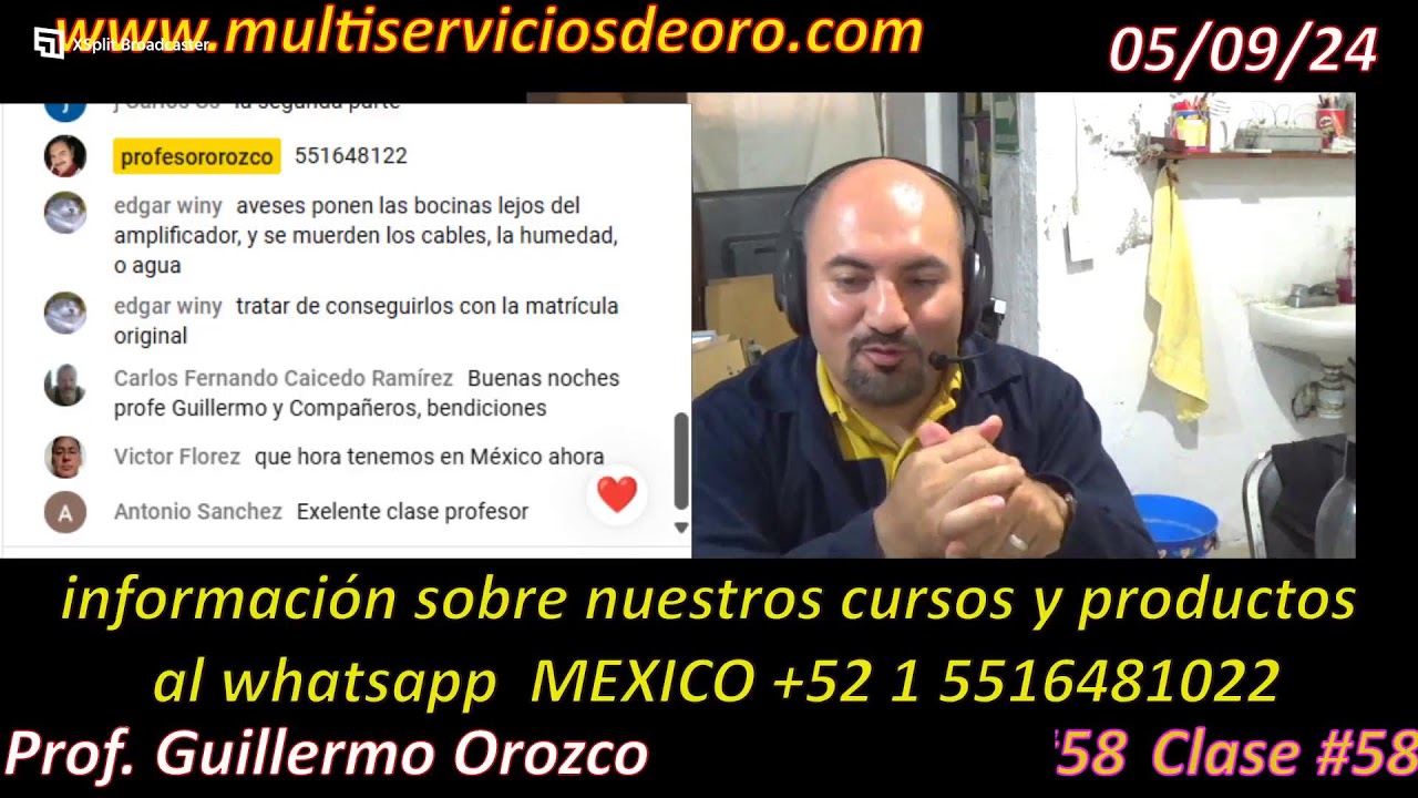 Curso Electrónica Práctica en los transistores clase 58 profesororozco