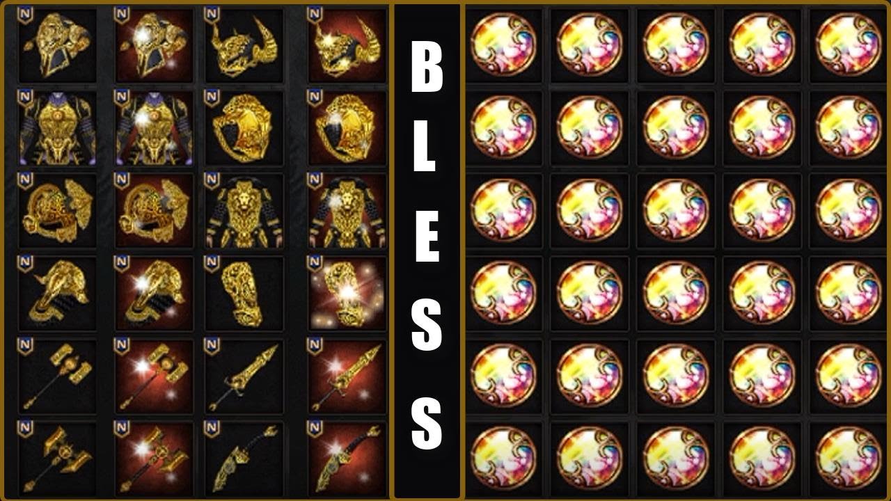 Blesseando Nuevo Set Golden Vikingo Rakion
