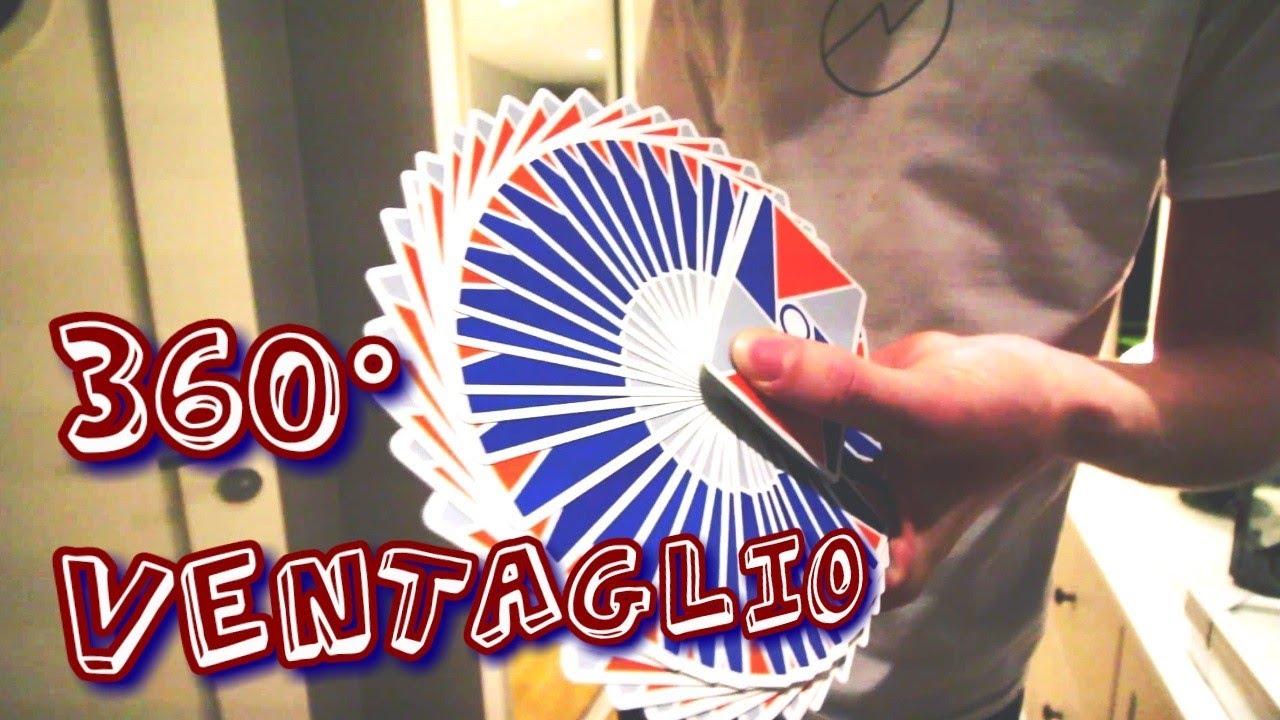 COME FARE UN VENTAGLIO ENORME PERFETTO | MAKE A PERFECT BIG FAN CARDS LIKE DYNAMO