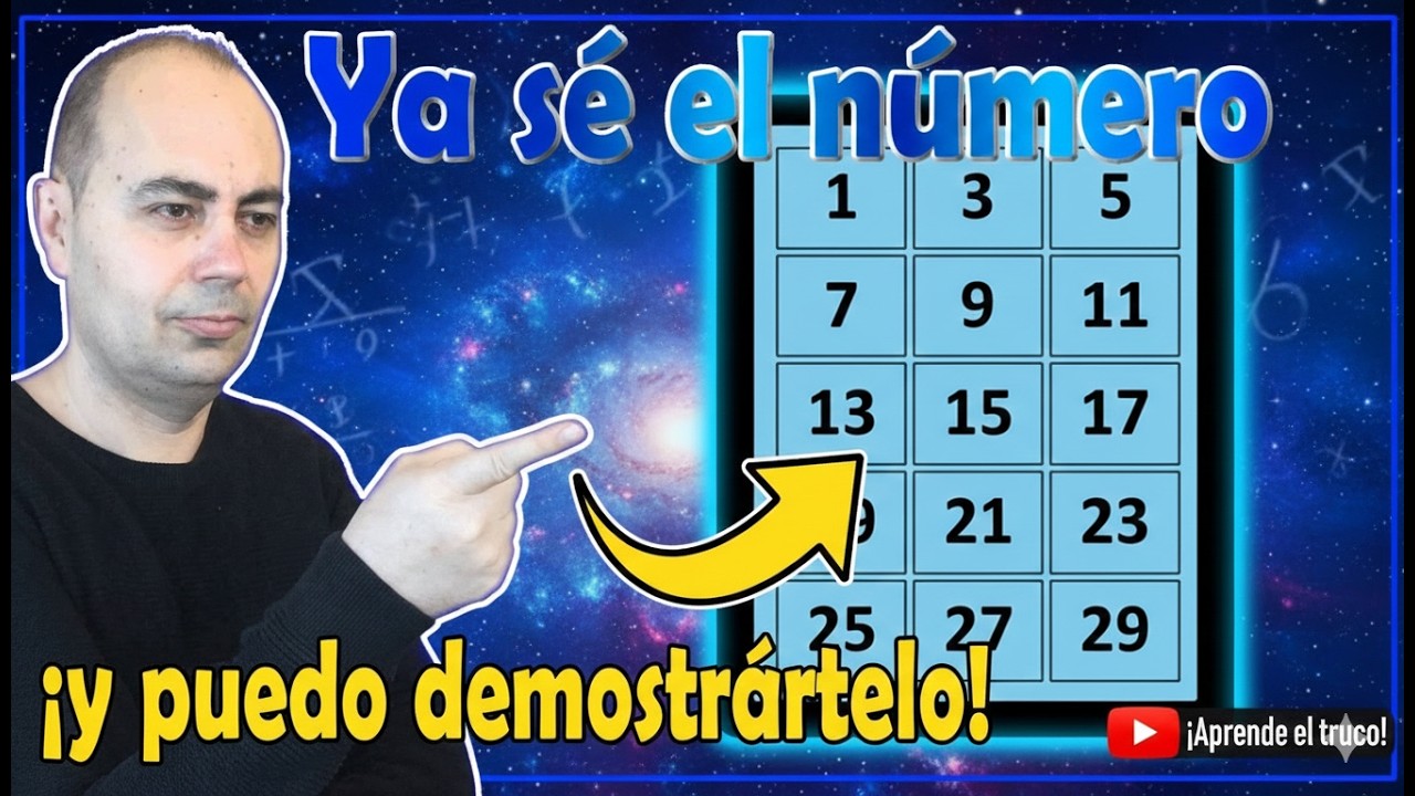 ¿Qué Número Piensas? 🧠 Truco Matemático para Adivinar del 1 al 30