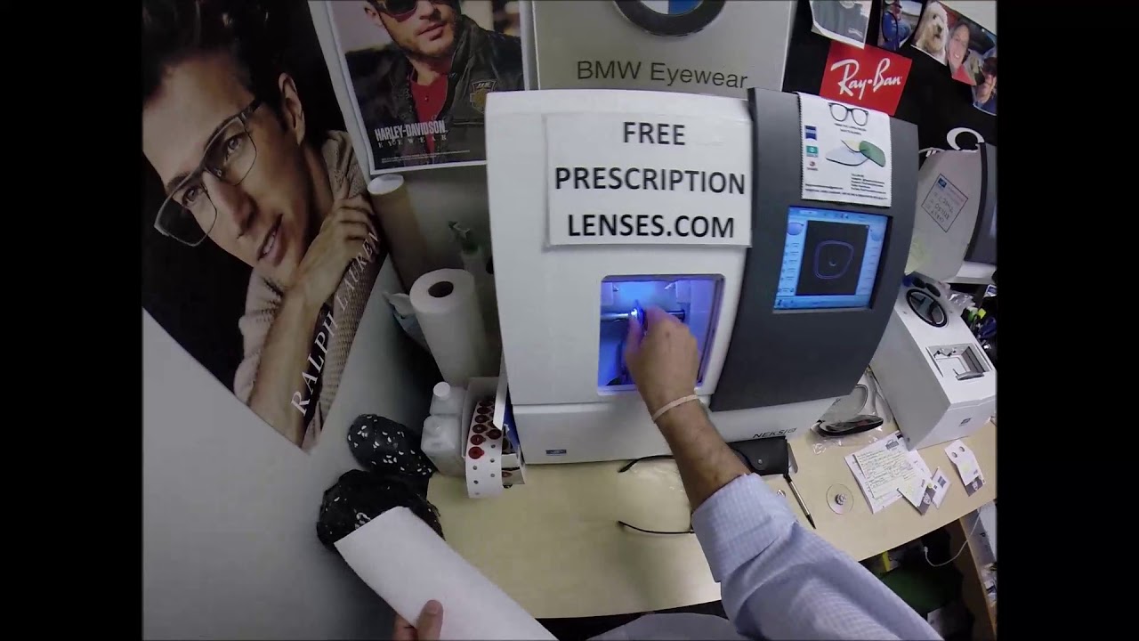 Ricky's RayBan 4340V Wayfarer w Zeiss Progressive Lenses with DuraVision Chrome Anti Glare