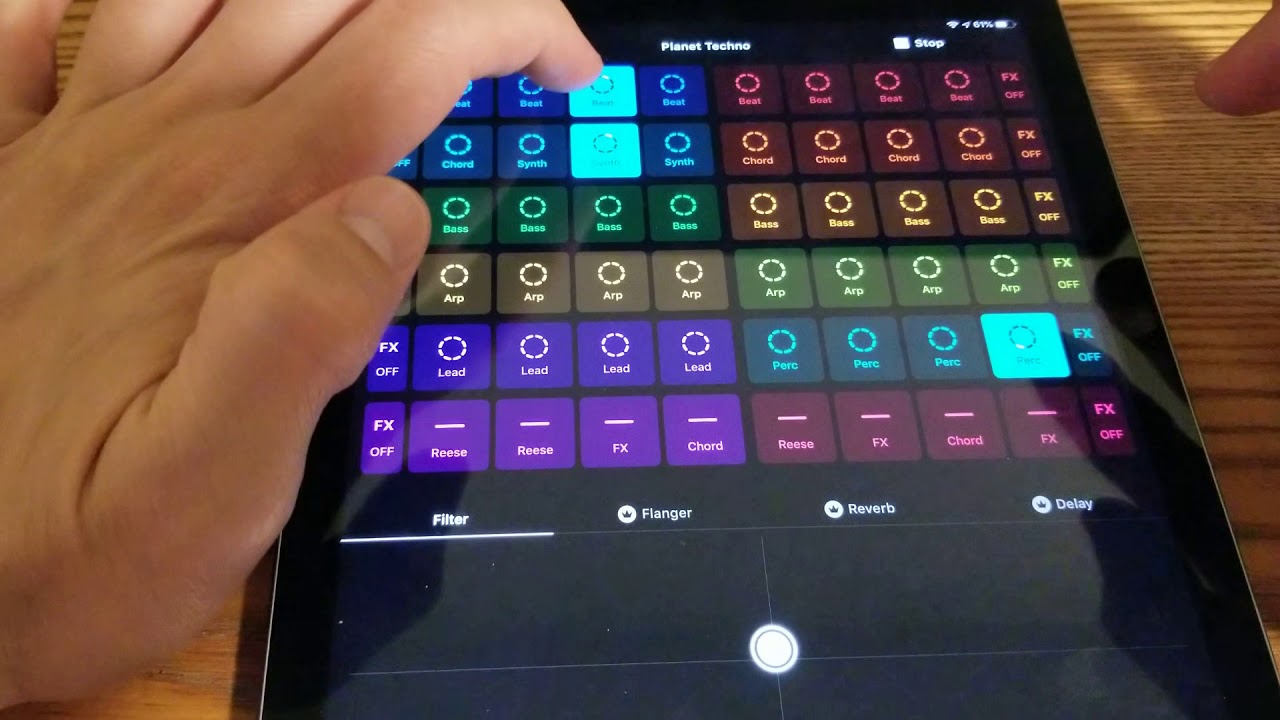 HOW TO MAKE NICE DJ SOUND FOR FREE - Groovepad app PLANET TECHNO