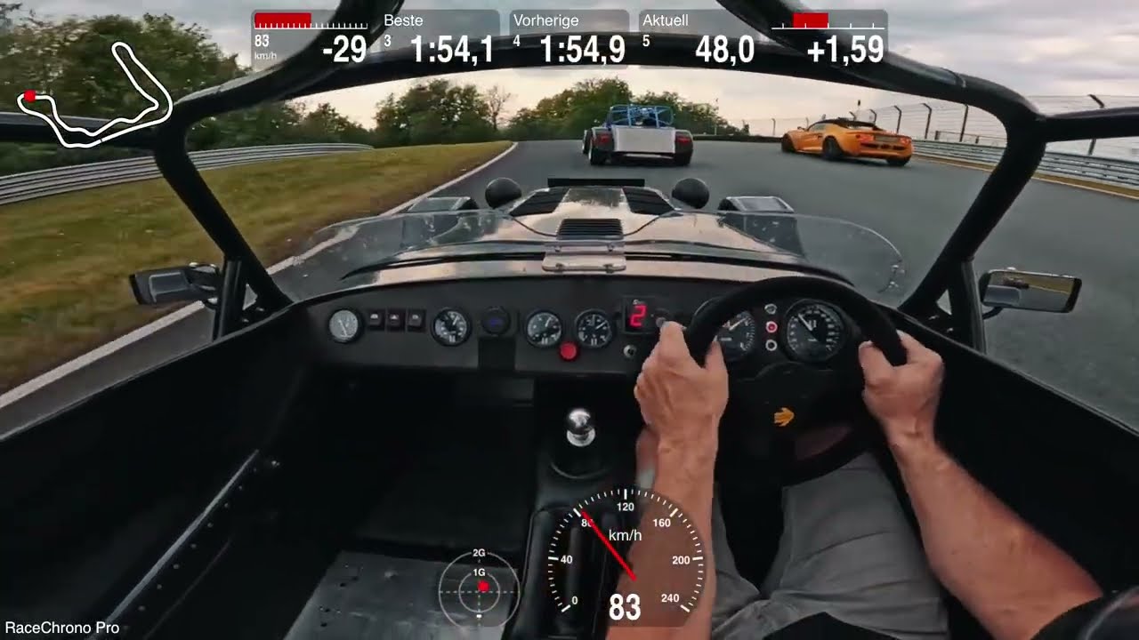 Formation Flight II: Caterham at Bilster Berg with Gravel Detour
