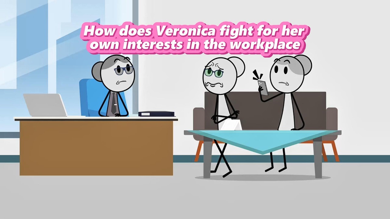 [Drama Series]: How does Veronica fight for her own interests in the workplace #animation #comedy