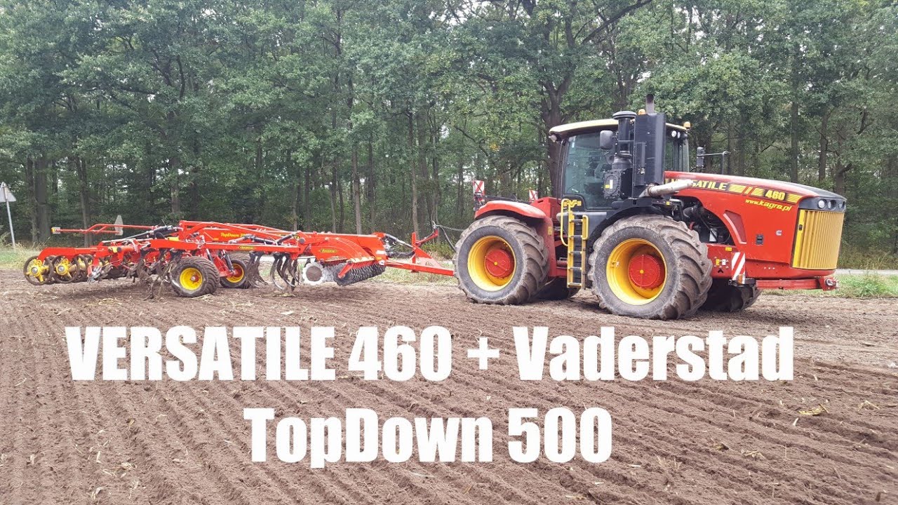 Vaderstad Topdown 500 + Versatile 460 VS  ściernisko po kukurydzy!