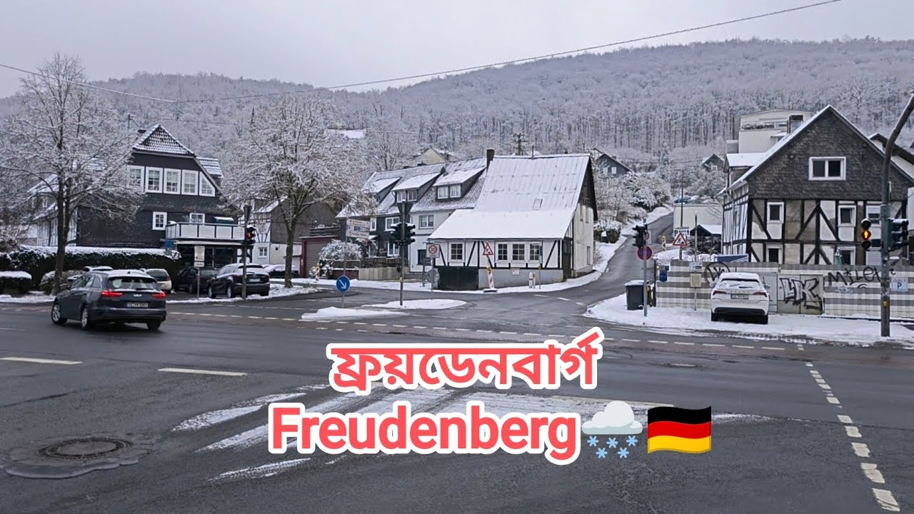 My city Freudenberg! ❄️🌨️🥶🇩🇪 #winter #village #snowfall #germany