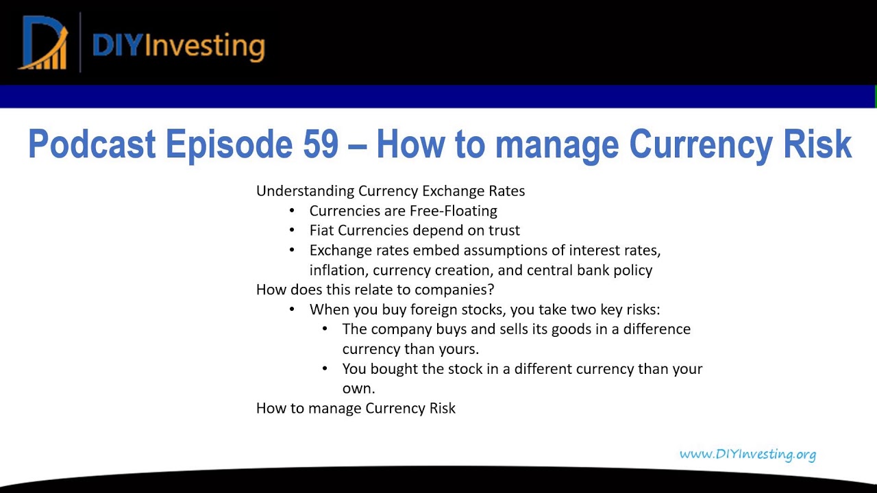 59 - How to manage Currency Risk (Loss of Purchasing Power Parity)