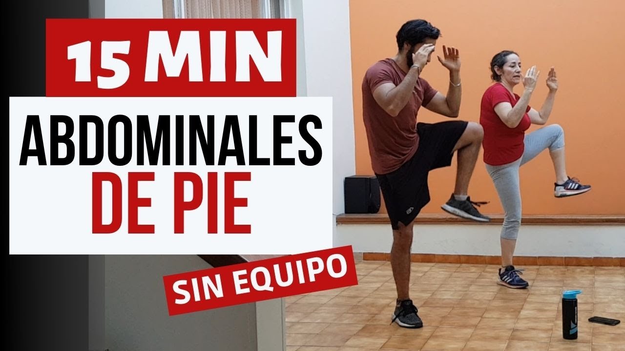 ABDOMINALES DE PIE 15 minutos // 🔥Rutina para aplanar abdomen y reducir cintura 🔥 | Sergio Orduz
