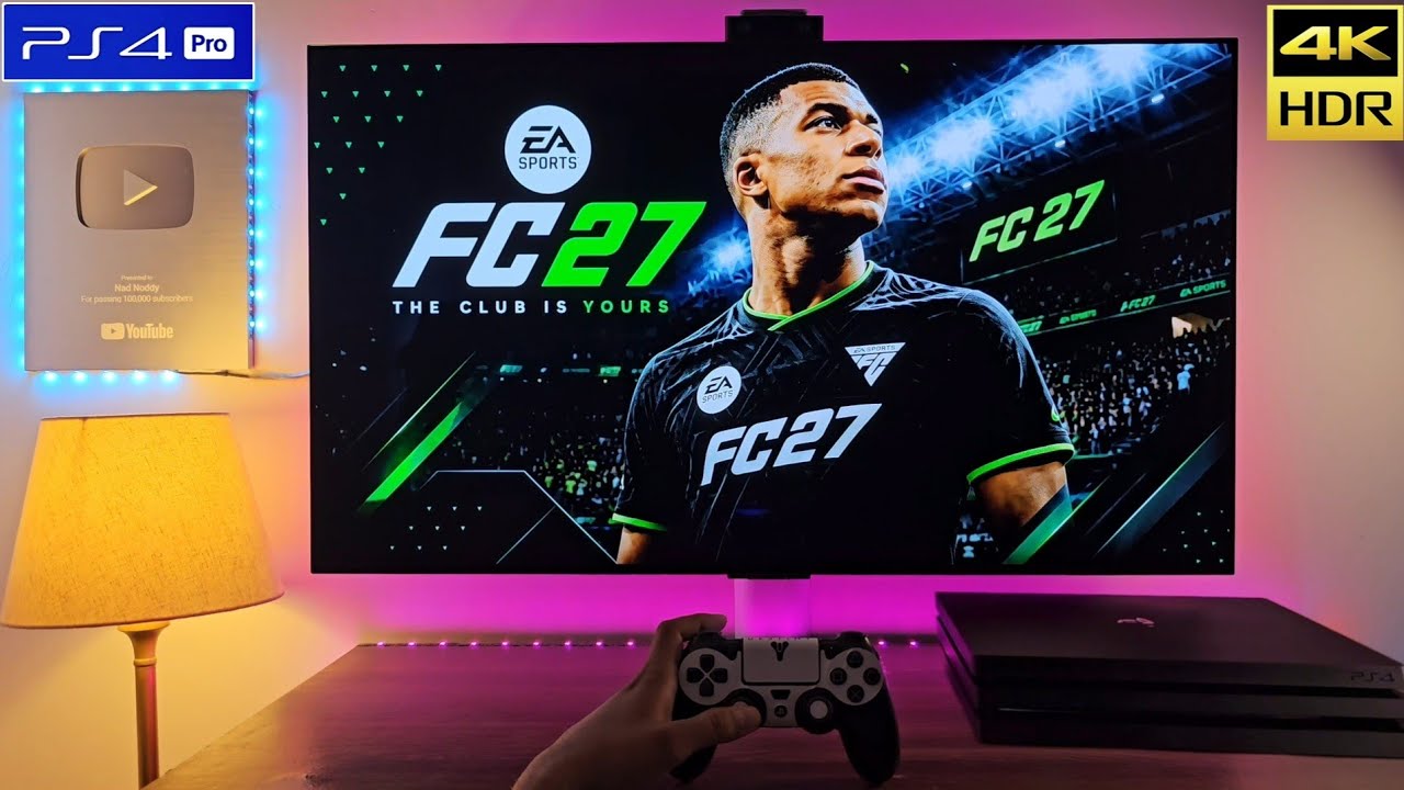 EA FC27 PS4 PRO 4K HDR 60FPS Gameplay