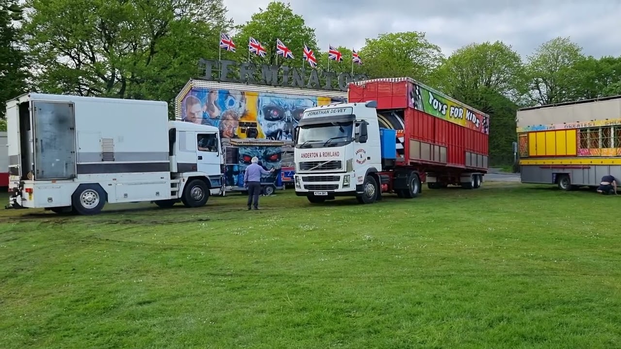 Late Afternoon pull on at bodmin fairground yesterday