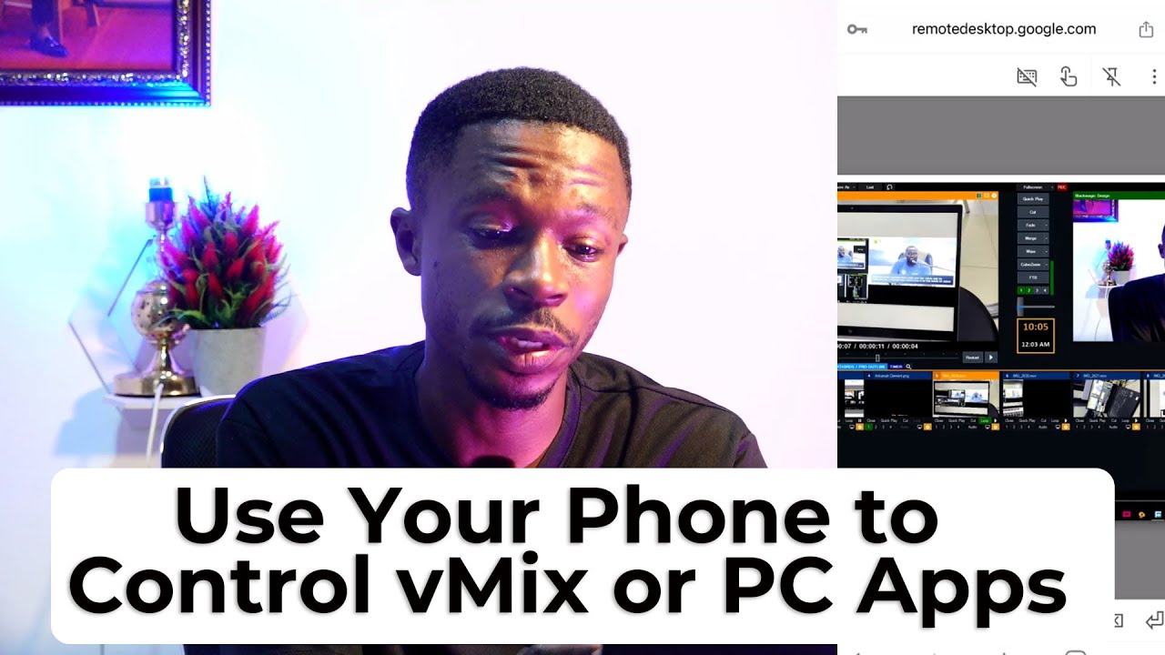 How to Control vMix or Any PC Software from Your Mobile Phone, Tablet, or MacBook! 🖥️📱💻