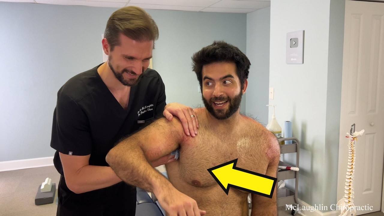 *NERVY* SHOULDER Weakness On One SIDE 😳 Neck & Shoulder IMPINGEMENT GET CRACKED & RELEASED | Dr. Ed
