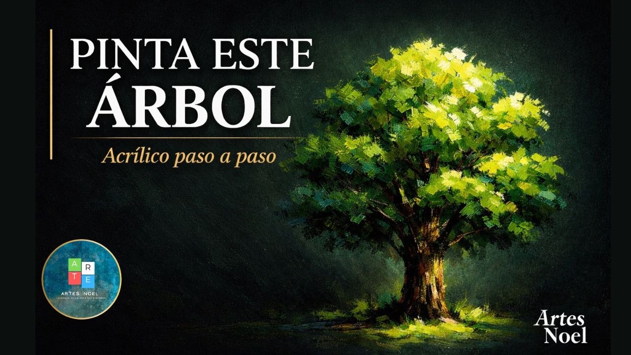 Como Pintar un Àrbol Paso a Paso.