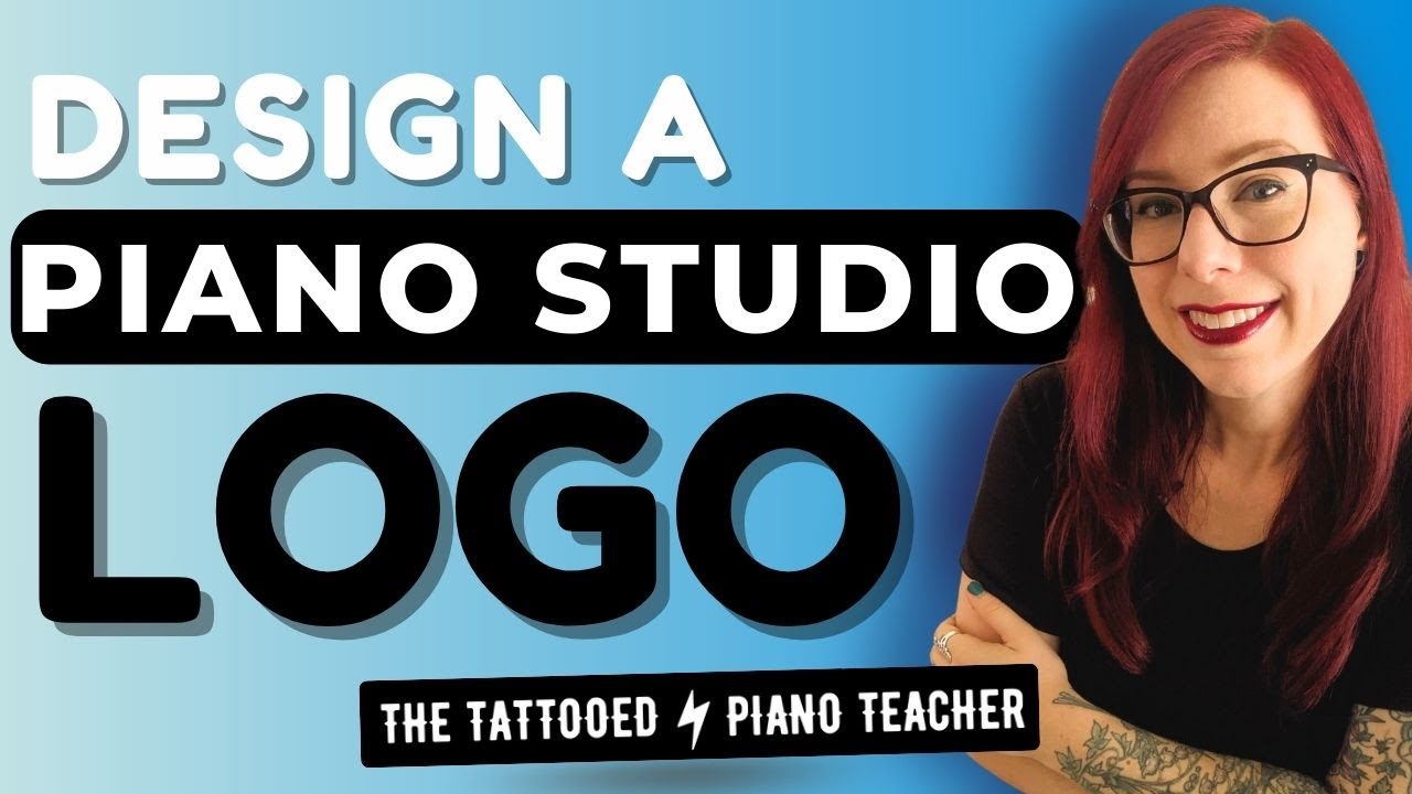 Design Your Piano Teaching Business Logo [Step-by-step Tutorial, Walk-through in Real Time]