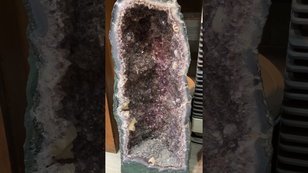 Beautiful Amethyst In Rock @ Gem Mountain In Nc!!