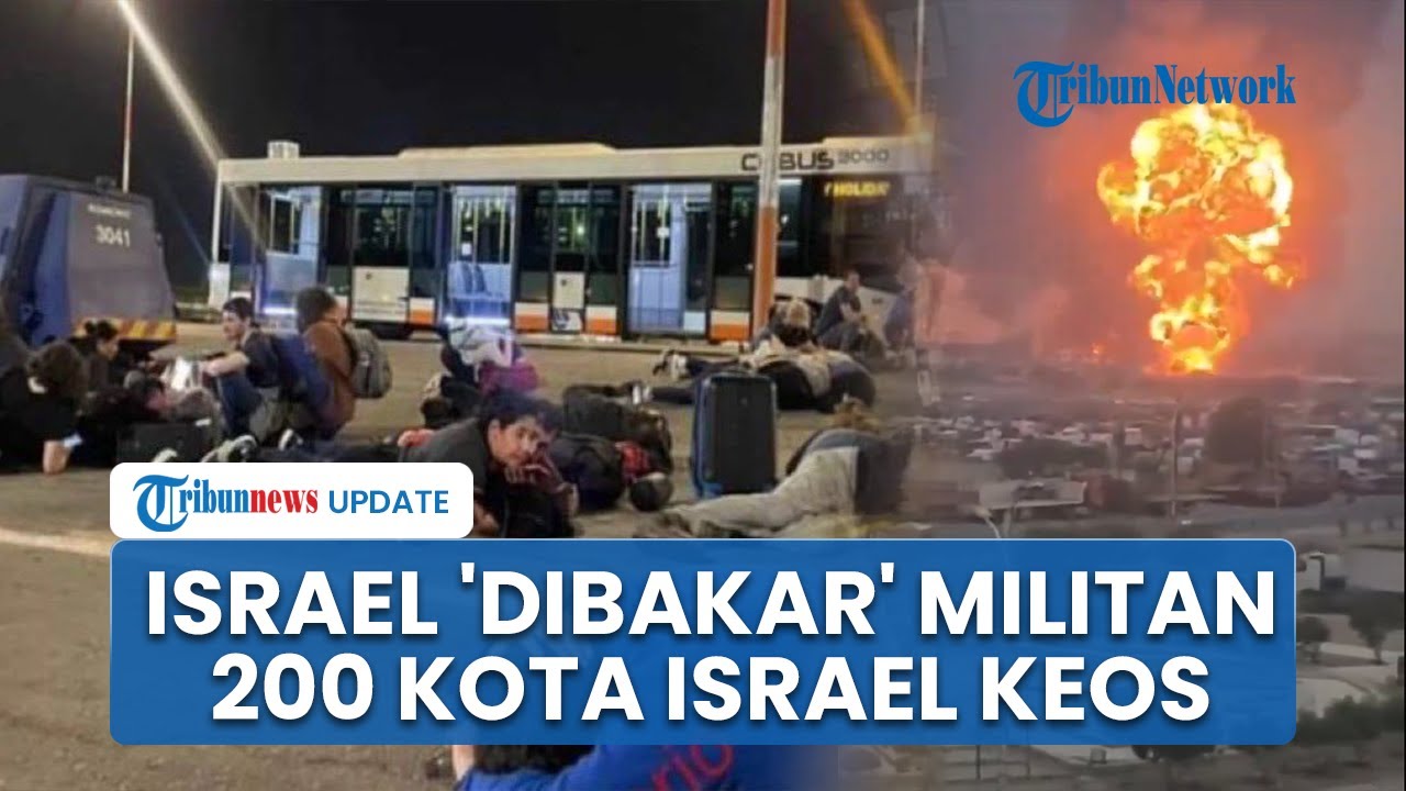 Rangkuman Perang Israel Hamas Houthi dan Al Quds 'Bakar' Zionis, 200 Kota Israel Kocar kacir