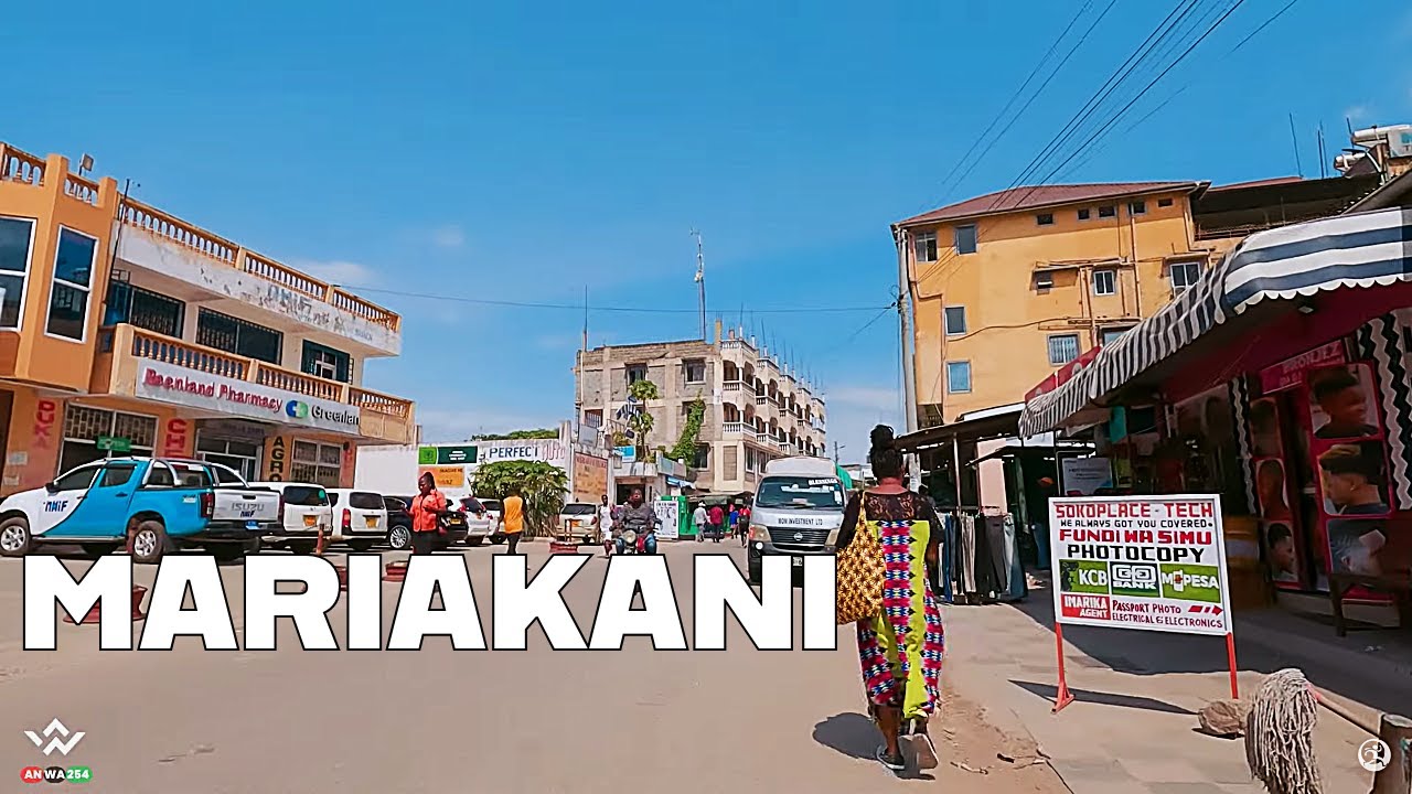 Mariakani Town : Northwest of the port City of Mombasa. | 4K | Walking Tour UHD