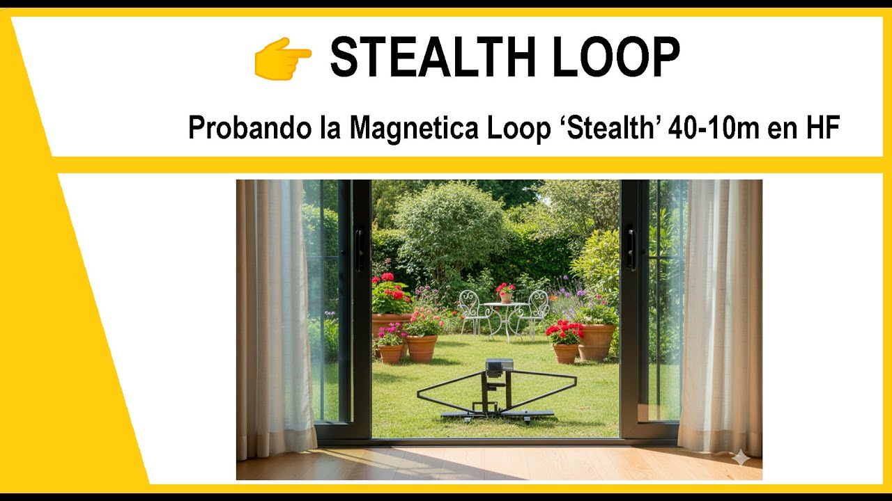 📡 Антенна STEALTH LOOP | Как она работает на диапазонах 10–40 м 🔧 Простое объяснение