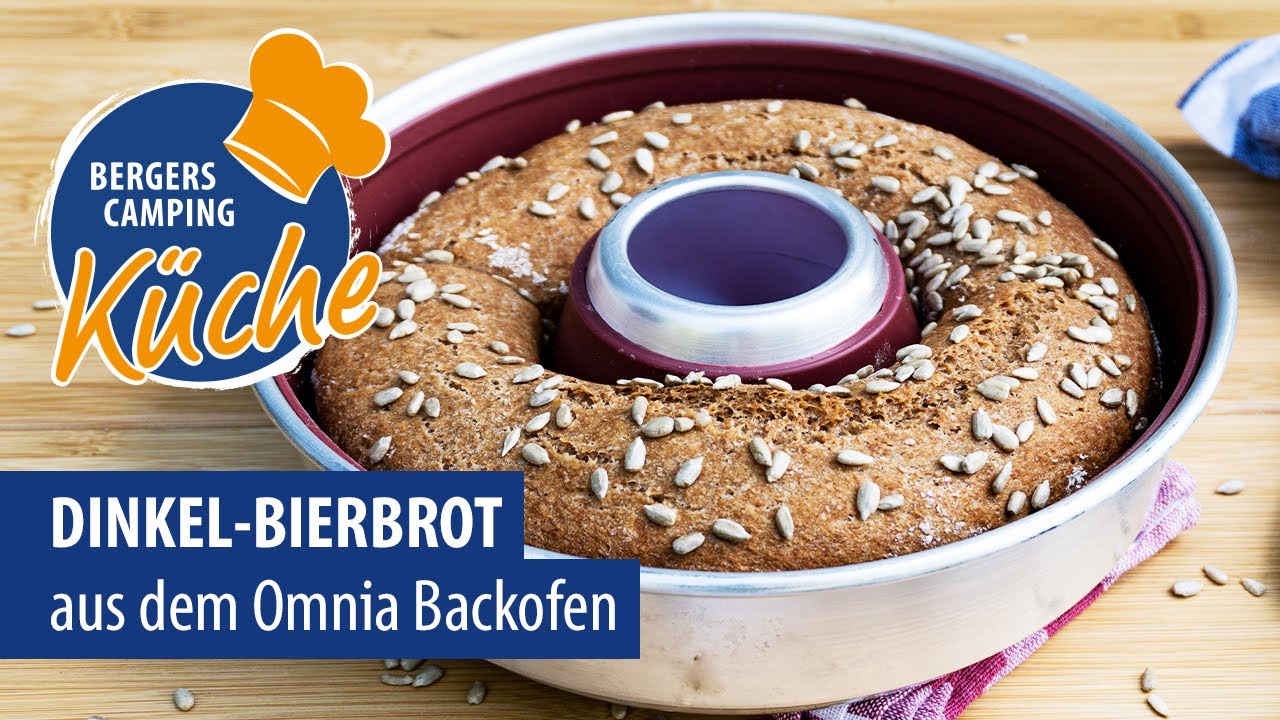 Knuspriges Dinkel-Bierbrot: Omnia Backofen Camping Rezept | Fritz Berger