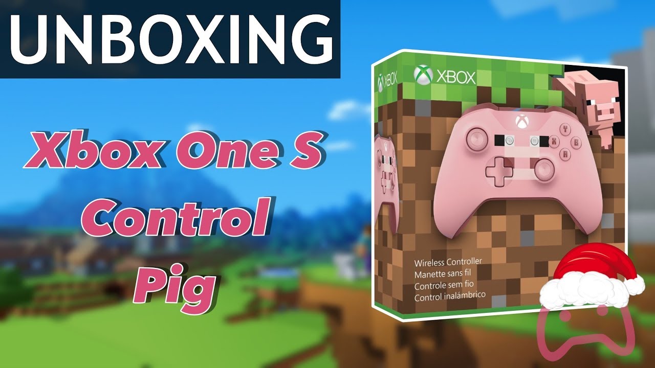 Unboxing Control Xbox One S Minecraft Pig en Español (MX) - 1080p 60fps