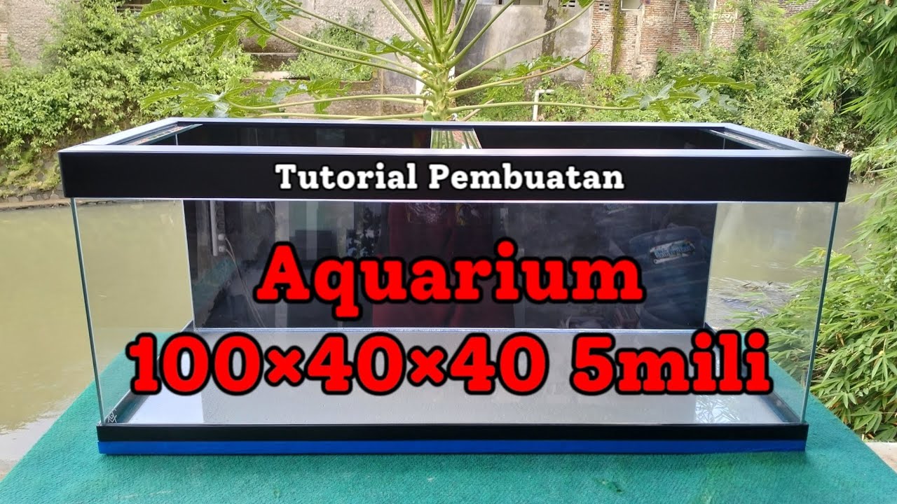 Cara Membuat Aquarium 100×40×40 5mili
