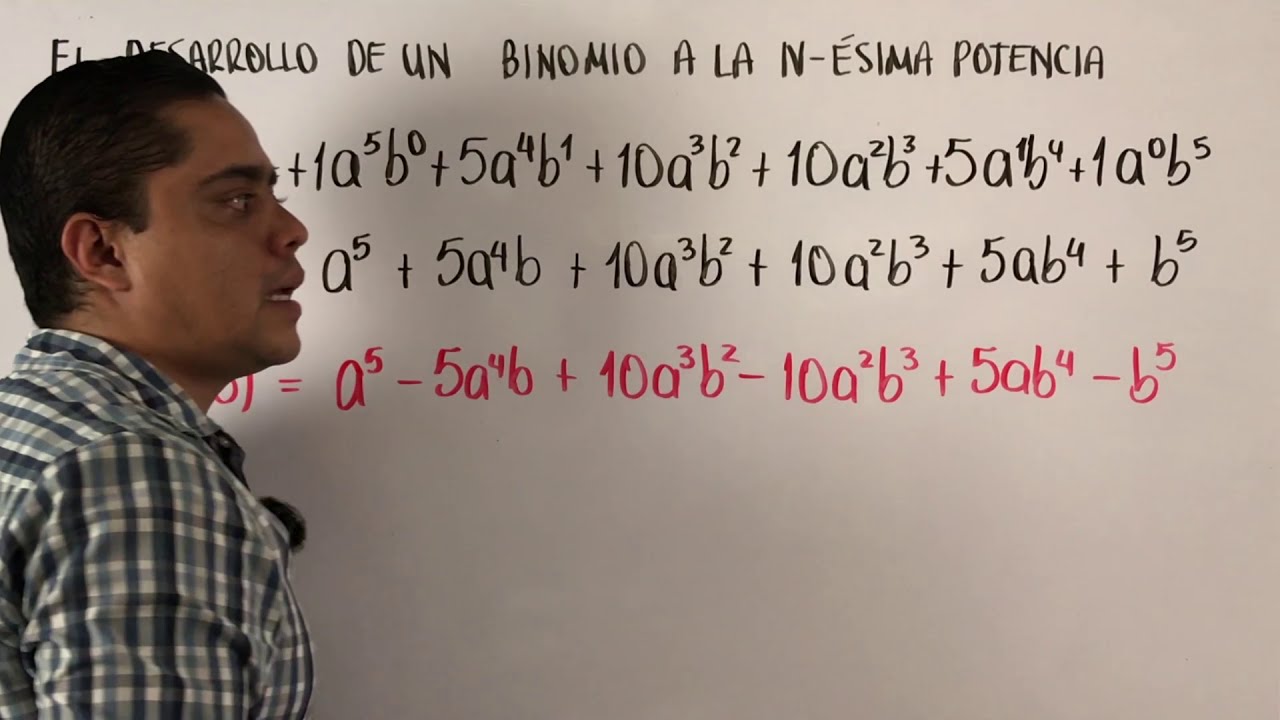 Desarrollo de un binomio a la n-ésima potencia 1 | TOX educación