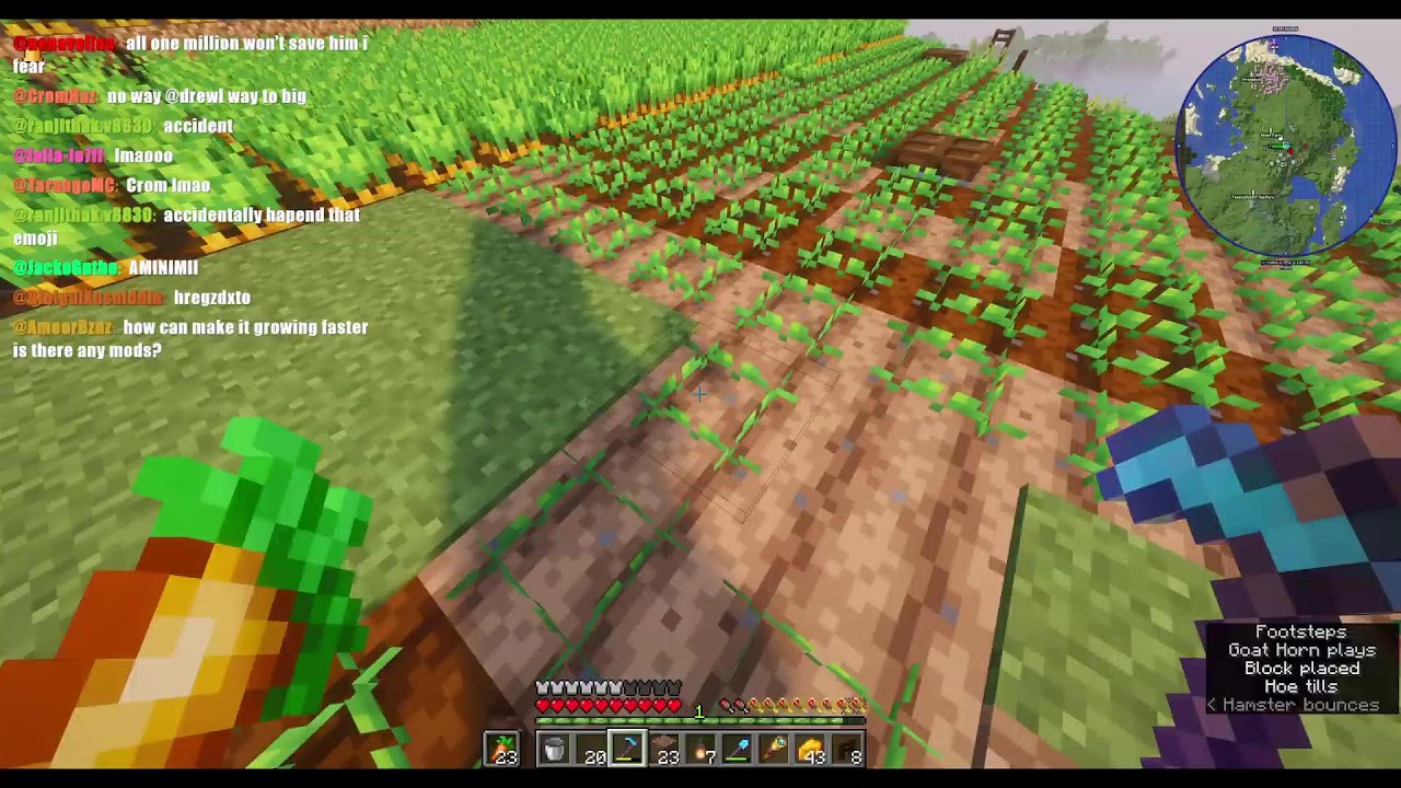 [LIVE]  - Minecraft, Farming 1,000,000 Carrots