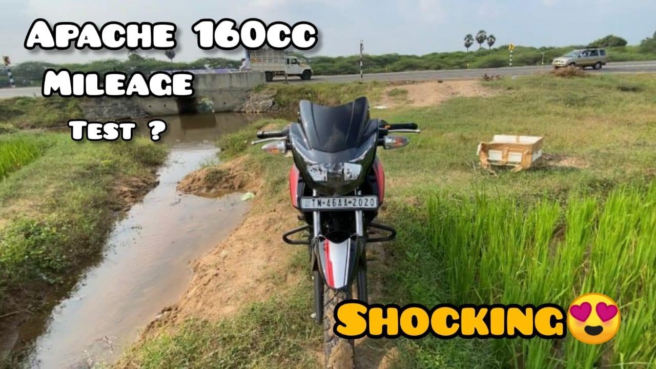 Apache rtr 160 bs6 mileage test ⚡| தமிழ் | Shocking😏
