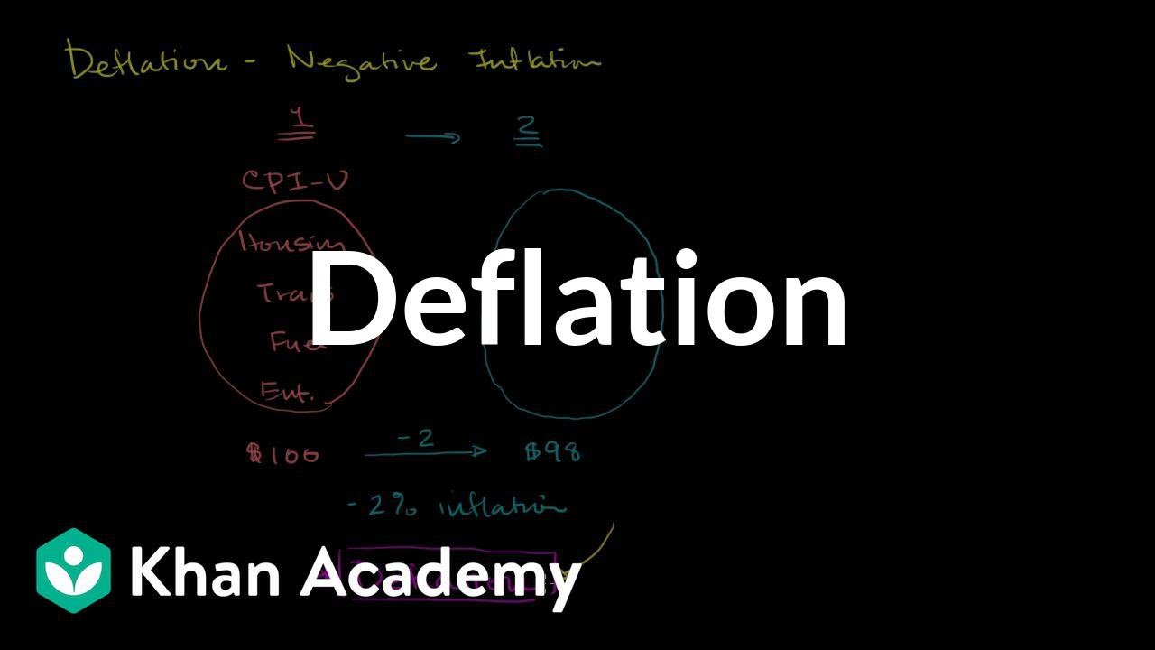 Deflation | Inflation | Finance & Capital Markets | Khan Academy