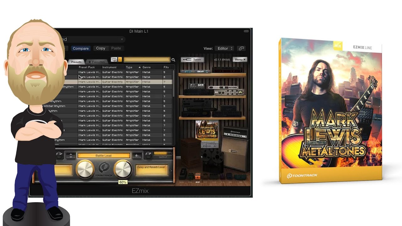 Toontrack Mark Lewis EZMix2 Pack - Demo