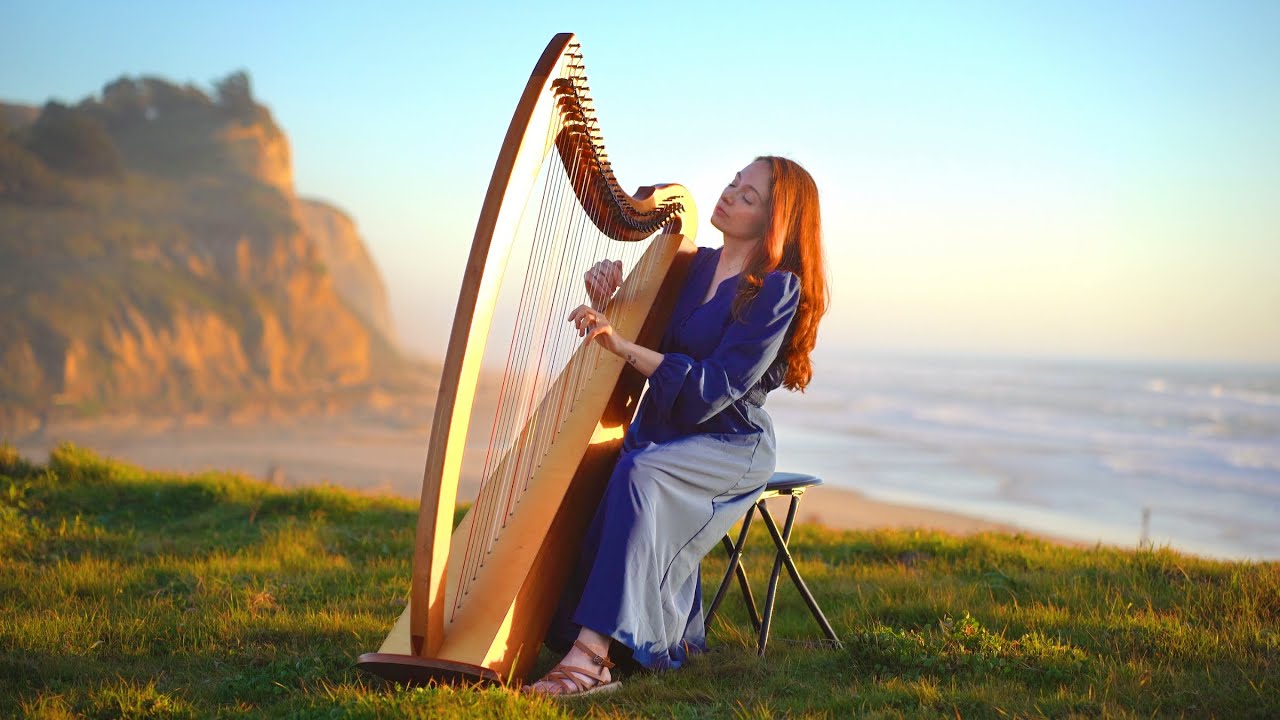 Dreamsong: 1 Hour of Calming Harp Music | Sarah Bhalla