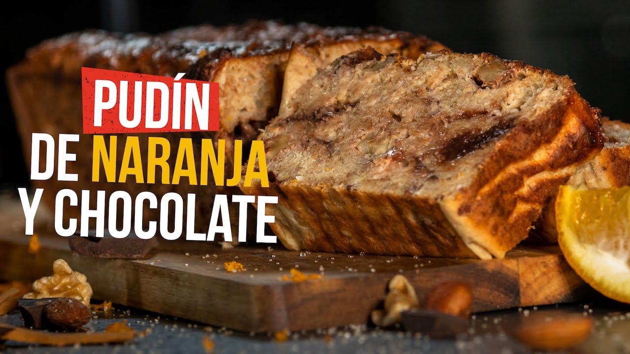 PUDÍN DE NARANJA Y CHOCOLATE. Fácil, rápido y muy rico.- Juan Llorca