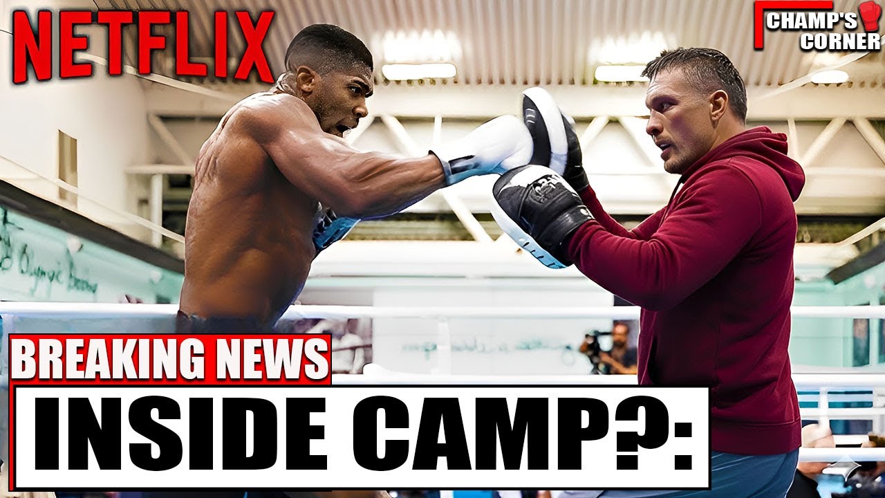 INSIDE AJ’s CAMP: Anthony Joshua Trains With Oleksandr Usyk Before Jake Paul Fight!