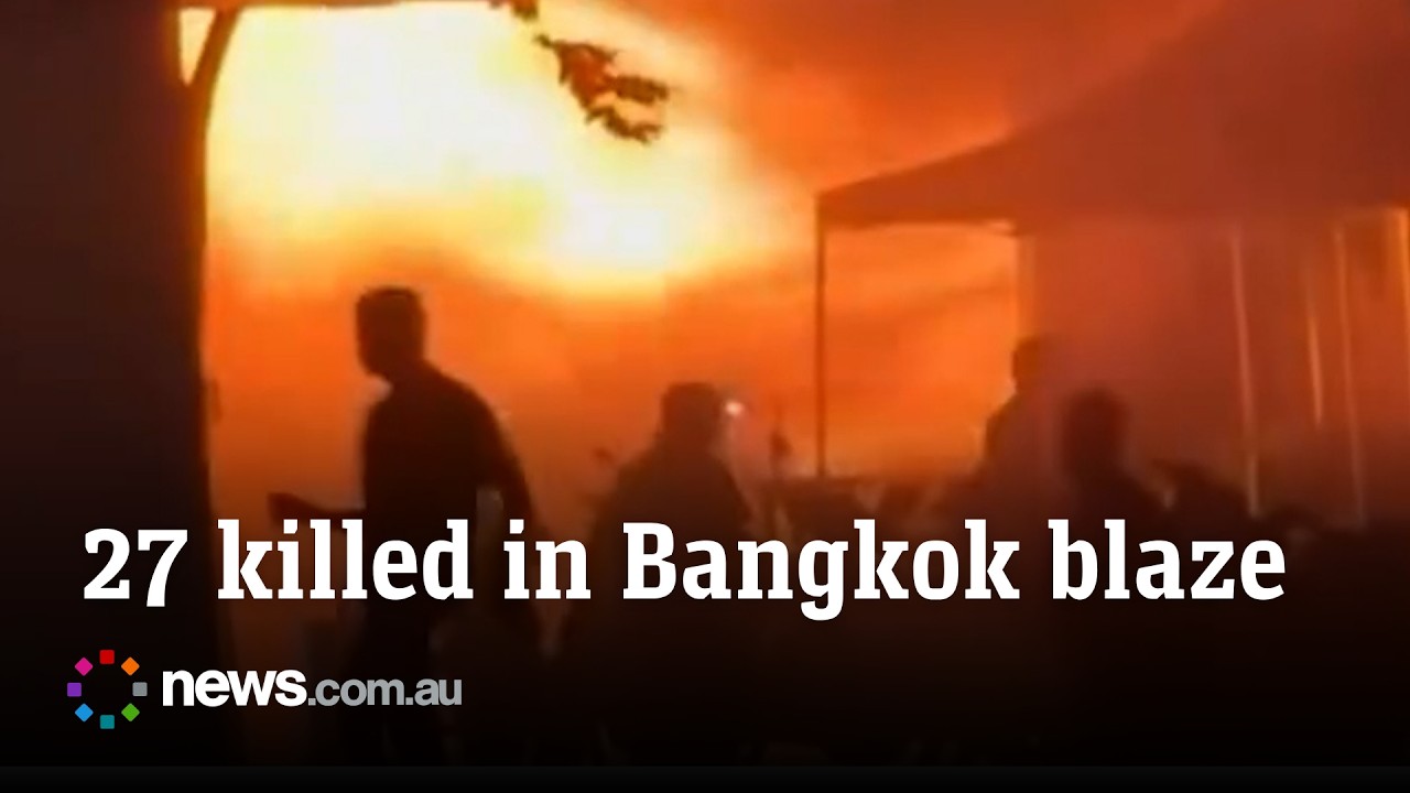 27 killed after massive fire breaks out at Bangkok pub