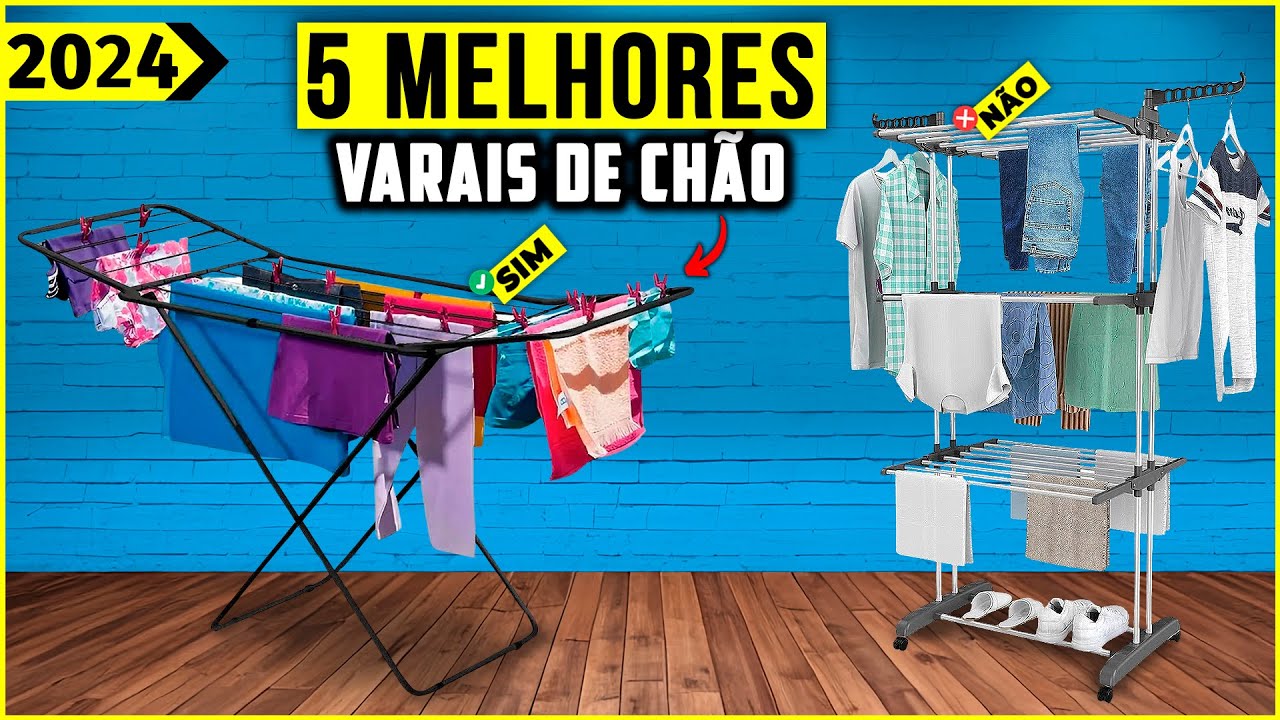 Os 5 Melhores Varal De Chão em 2024! // Tem Varal de Chão Grande, Aluminio e Outros